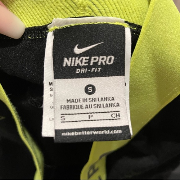 COPY - Nike Pro Black Striped Leggings size Small - Picture 4 of 5